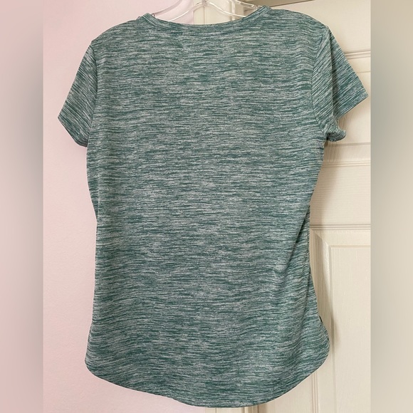 Bally Total Fitness Heather Green Active T Shirt - Picture 4 of 5